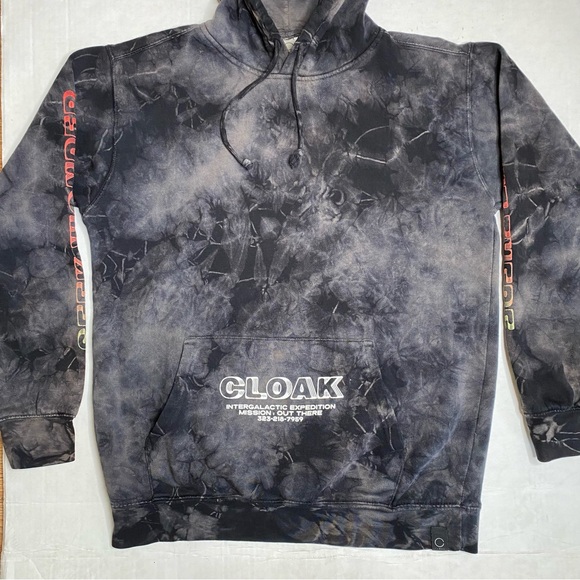 CLOAK Intergalactic Expedition Toe Dye Hoodie - Picture 3 of 11